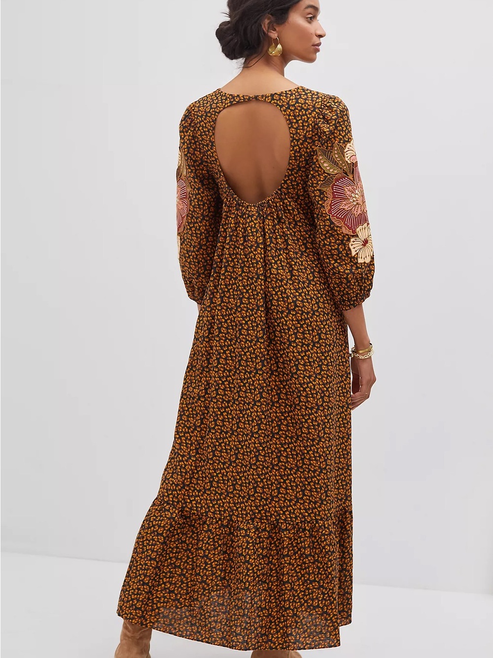 Farm Rio embroidered maxi dress - Picture 2 of 9